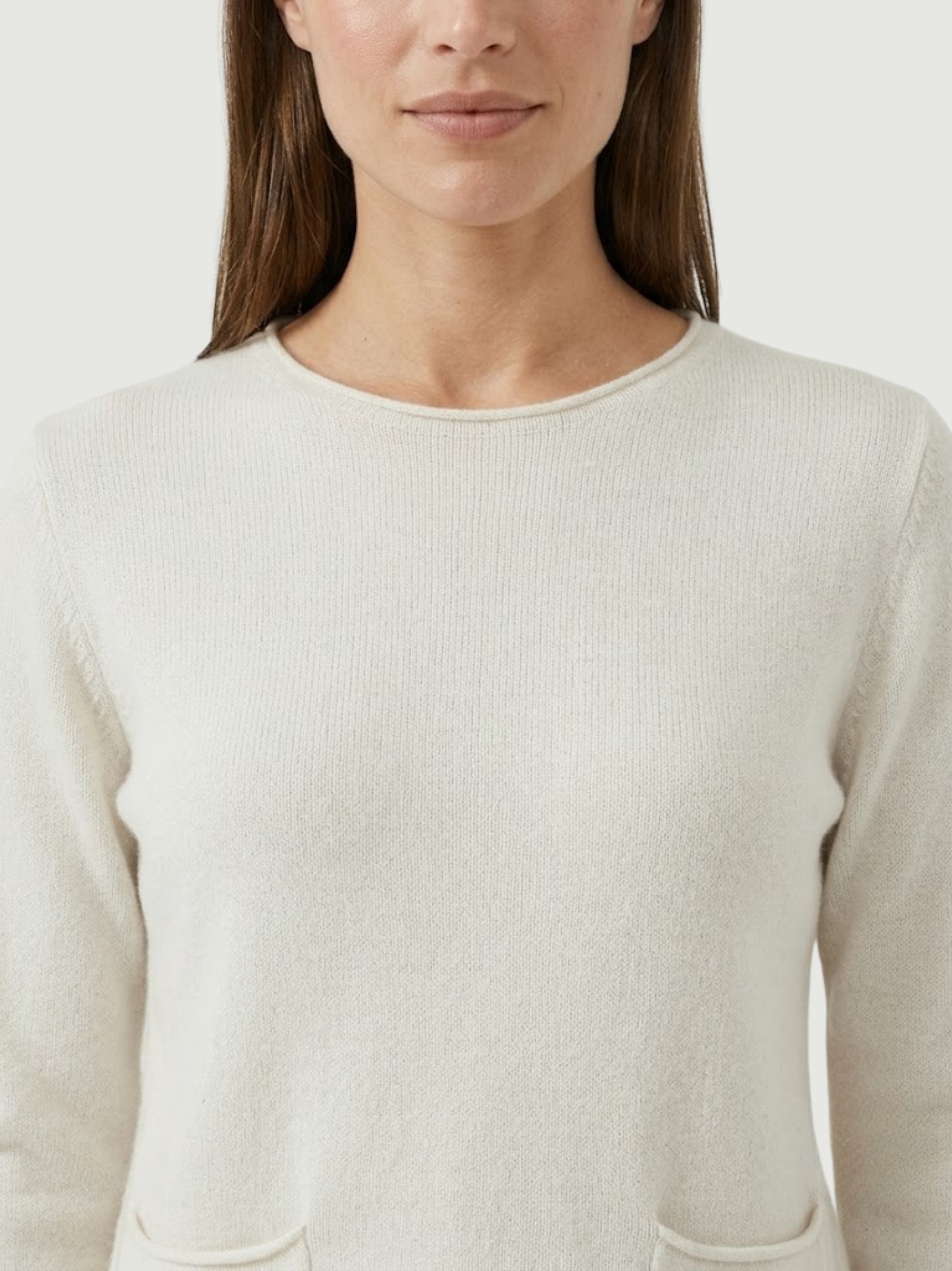 KNIT TOP ISA | CREAM