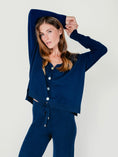 Load image into Gallery viewer, ZELI CARDIGAN | BLUEBERRY