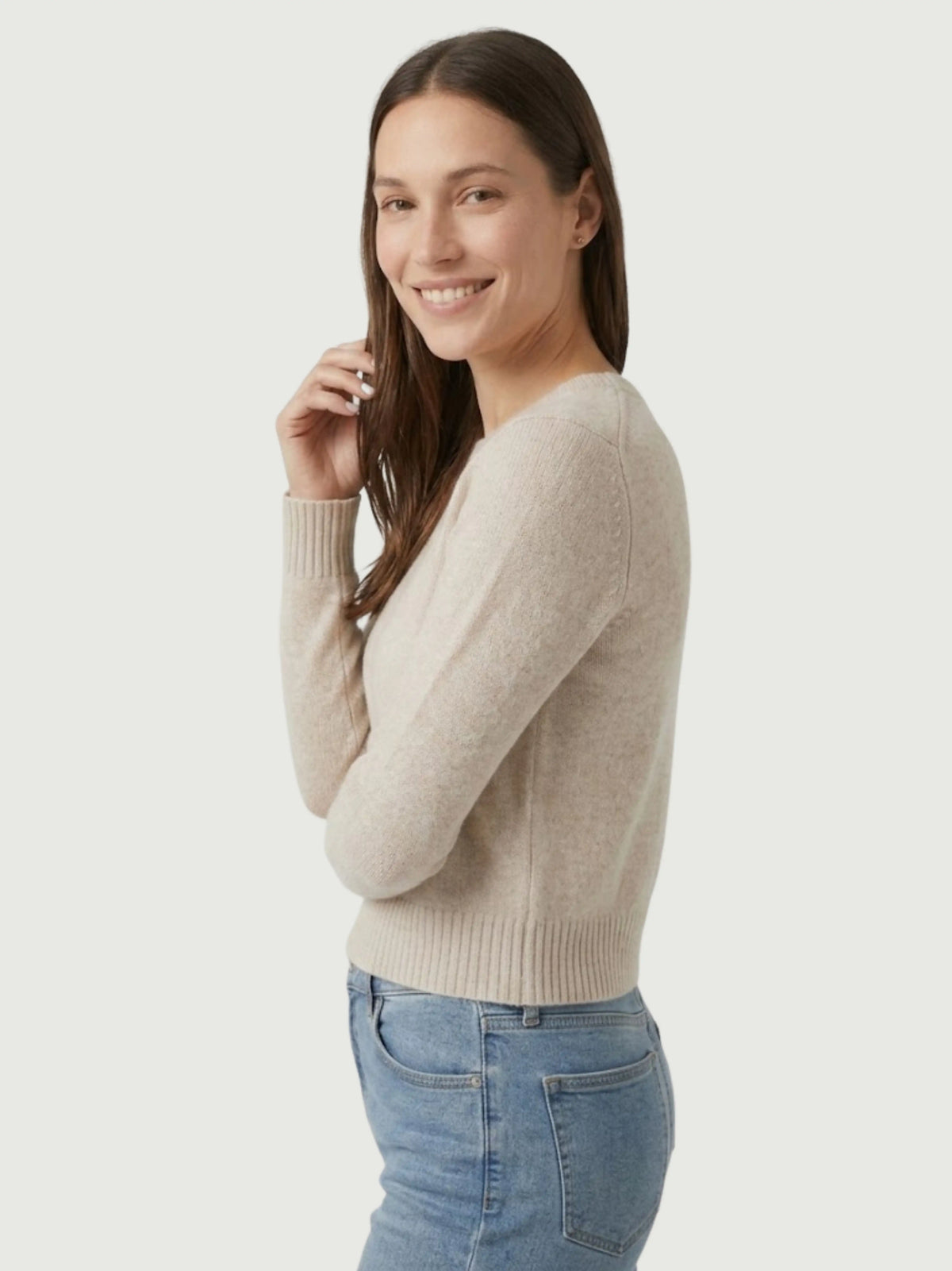 KNIT TOP TINA | LATTE