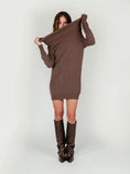 Load image into Gallery viewer, OLIVIA MINI DRESS | MOCHA