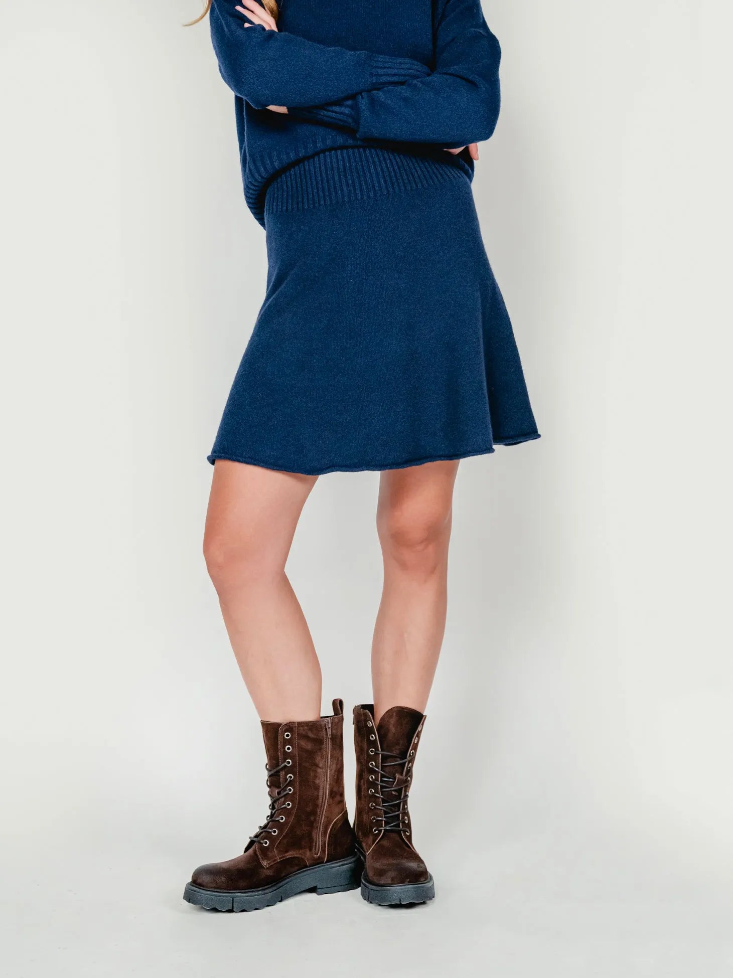 KARI MINI SKIRT | BLUEBERRY