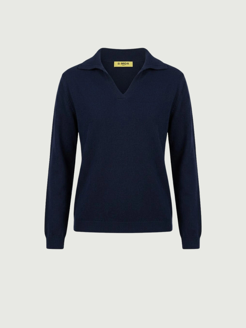 LULLI KNIT TOP | BLUEBERRY