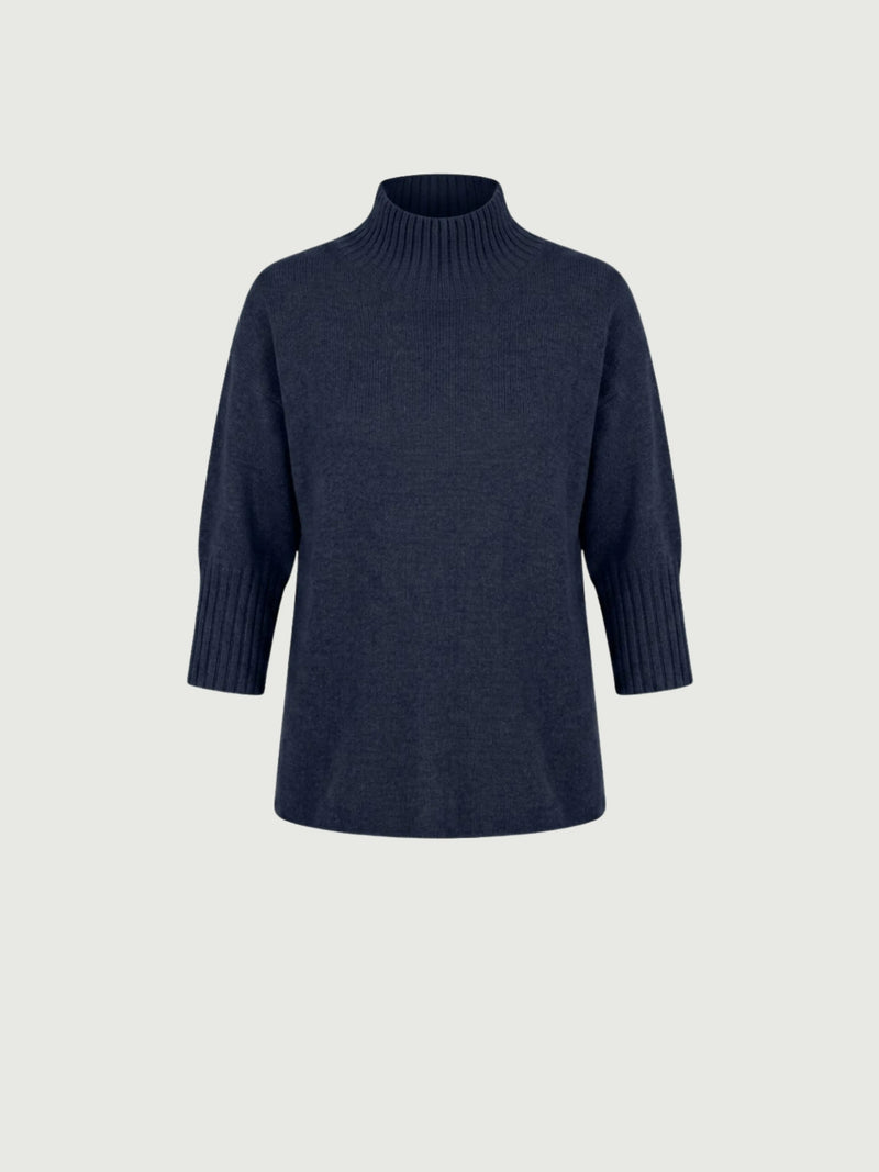 MATI KNIT TOP | BLUEBERRY