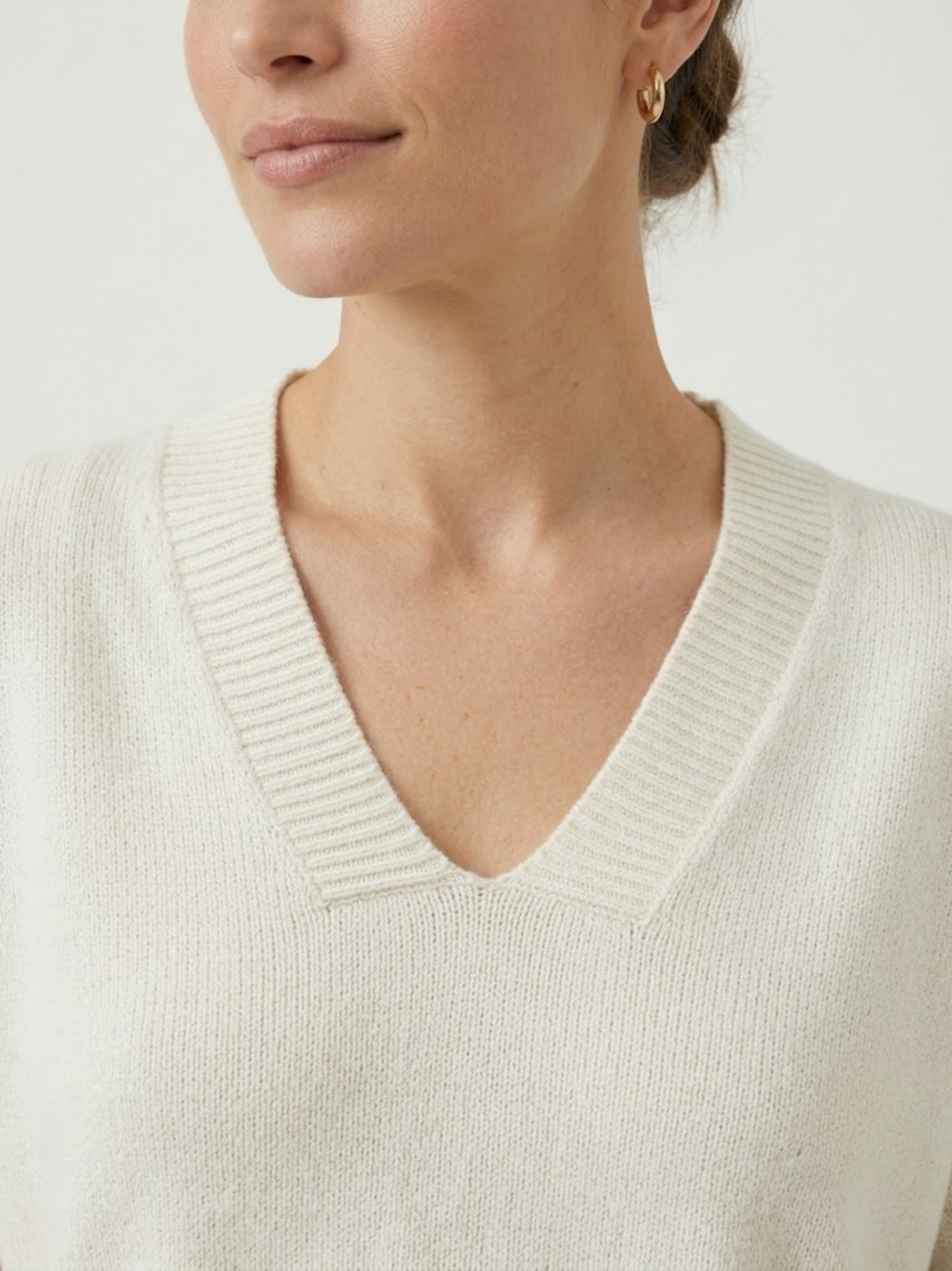 LIGHT SWEATER BETTI | CREAM