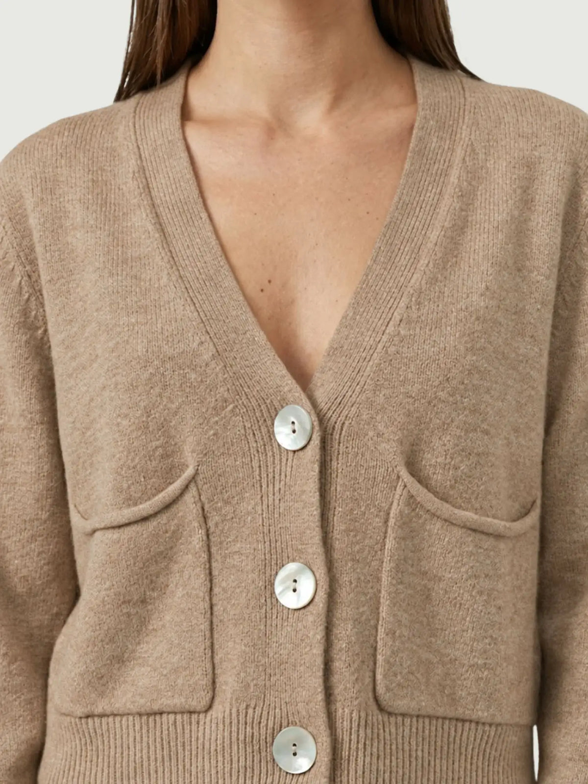 SOF CARDIGAN | HAZELNUT