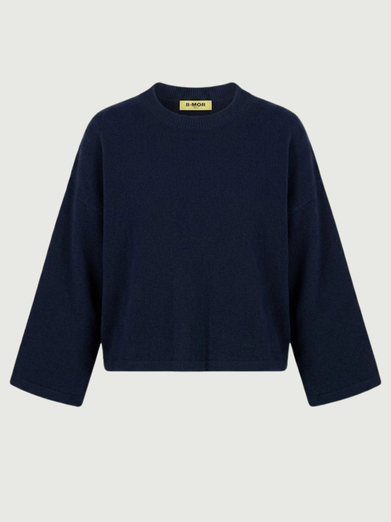 GIOI KNIT TOP | BLUEBERRY
