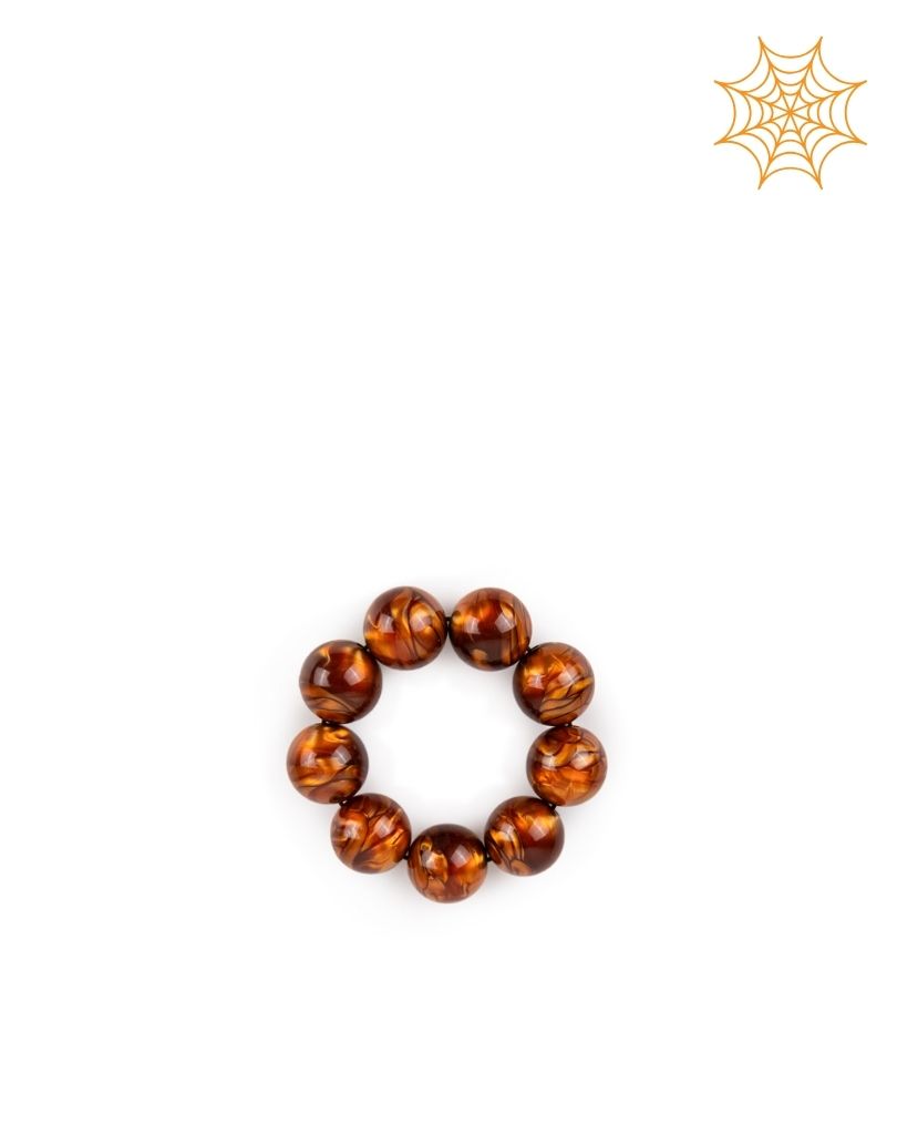BUBBLE BRACELET | METALLIC ORANGE