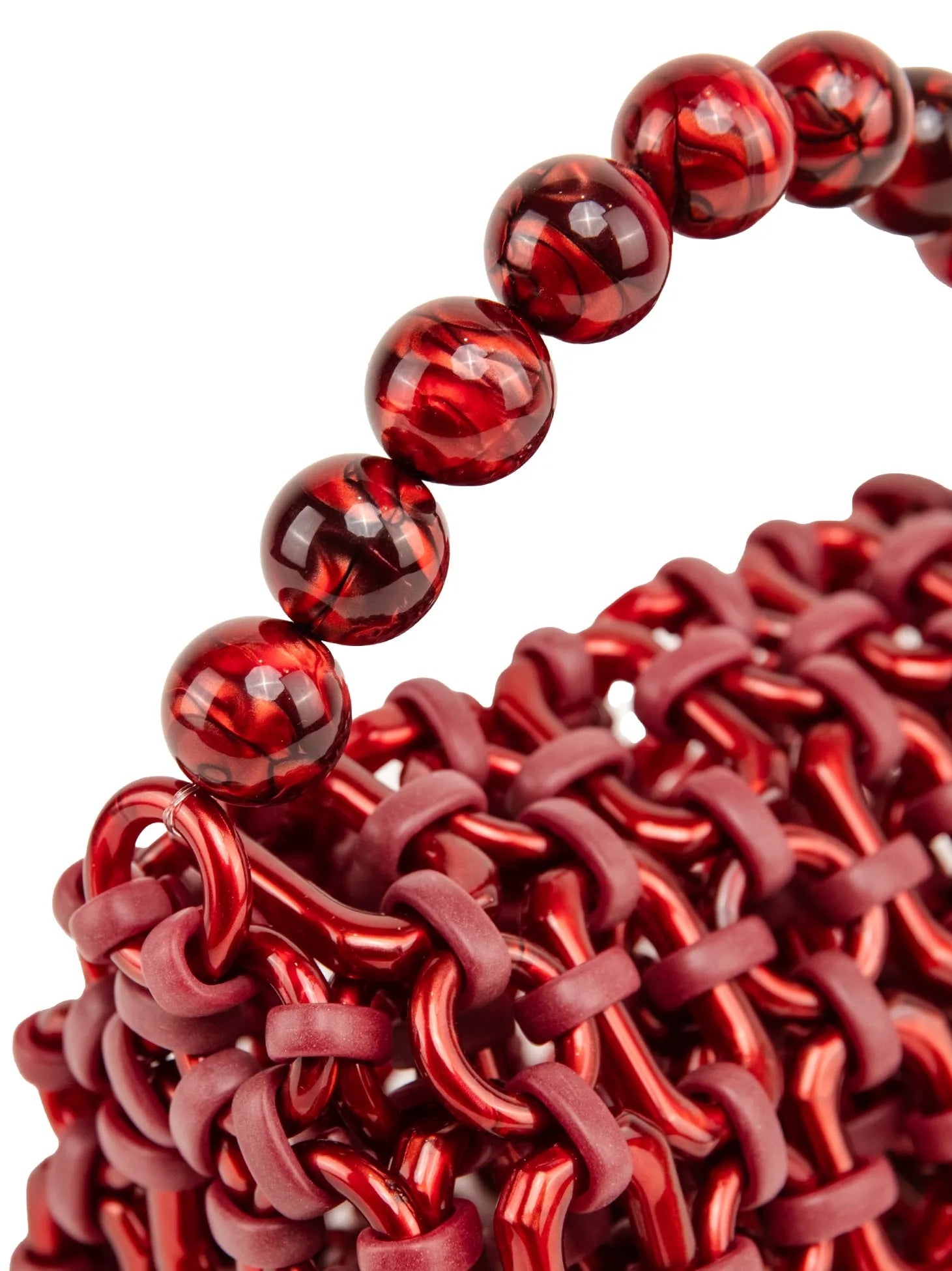 BUBBLE | METALLIC RED