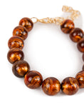 Load image into Gallery viewer, BUBBLE NECKLACE | METALLIC ORANGE