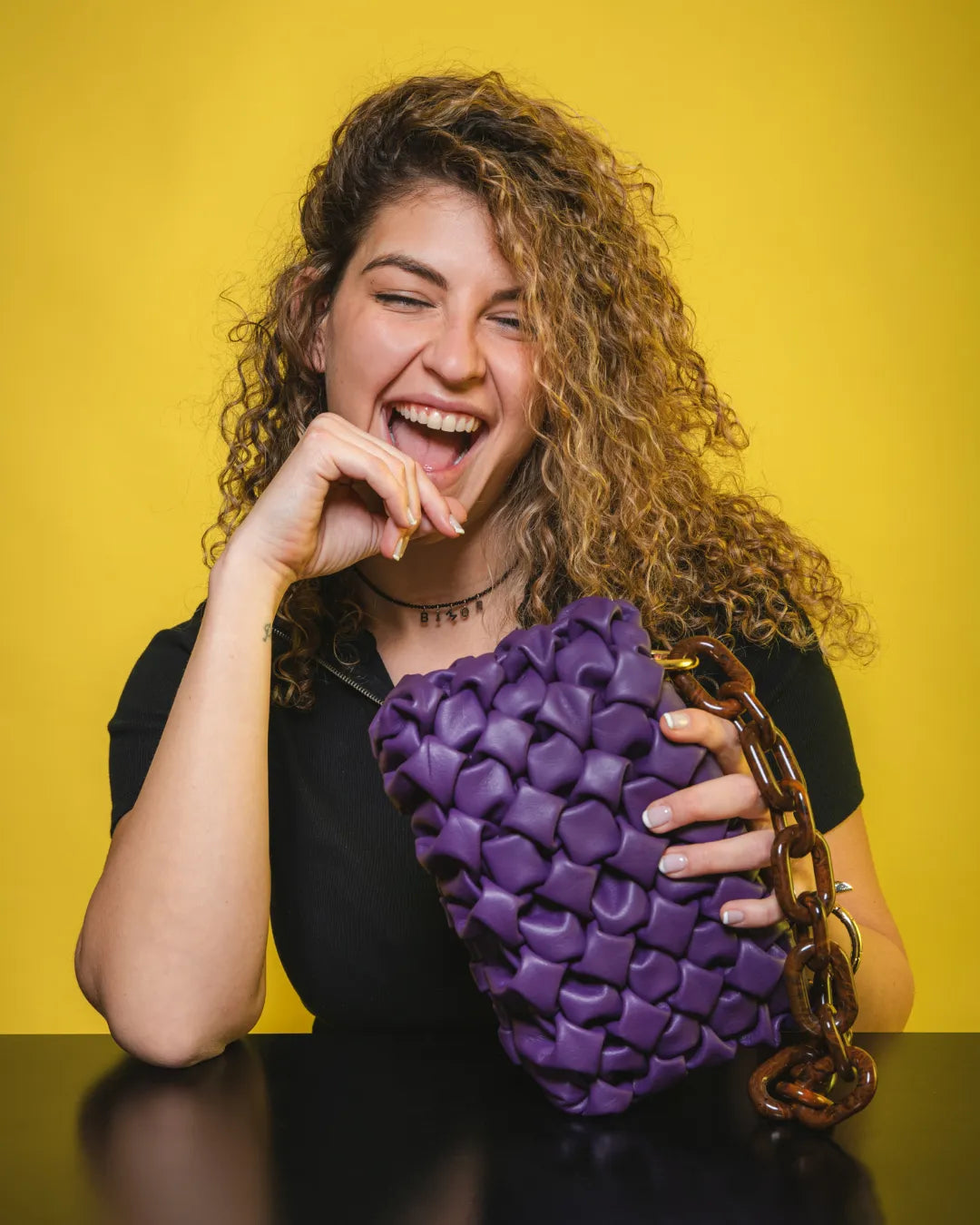 CURLY | PURPLE AUBERGINE