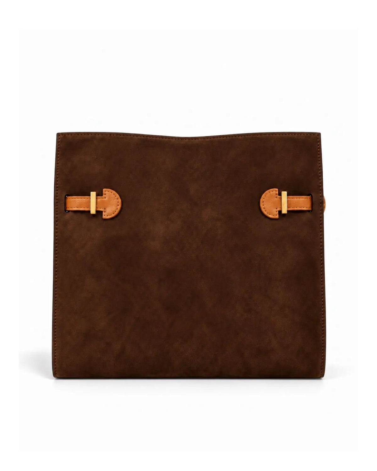 RORY | SUEDE DARK BROWN - borsa a spalla in camoscio testa di moro
