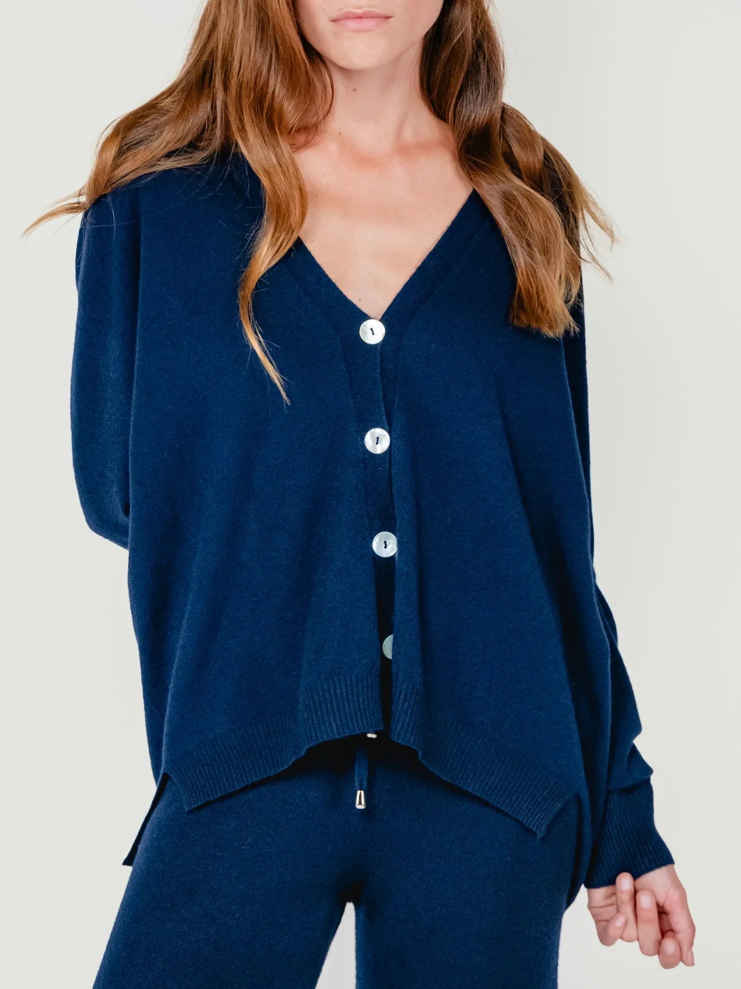 ZELI CARDIGAN | BLUEBERRY