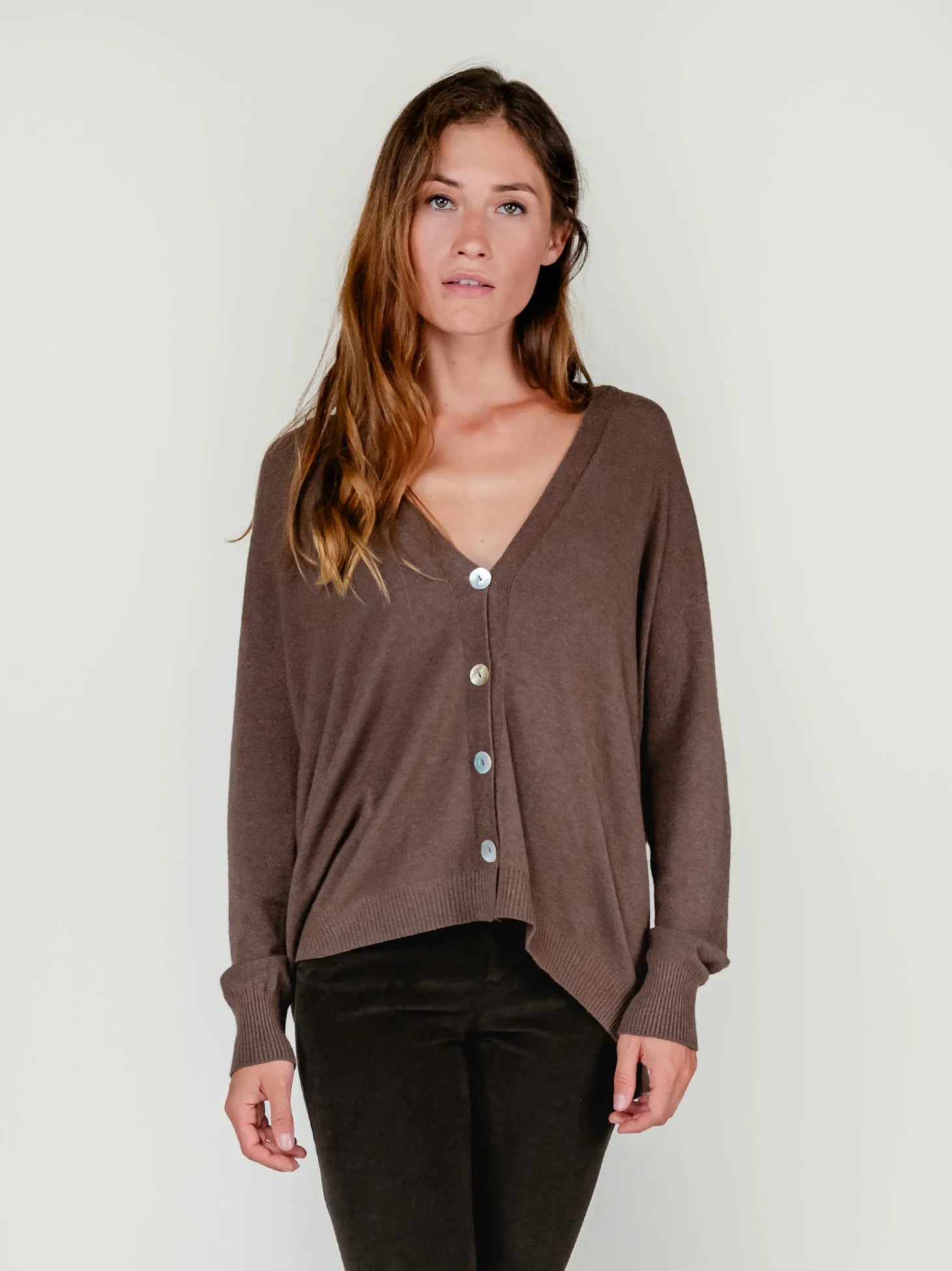 ZELI CARDIGAN | MOCHA