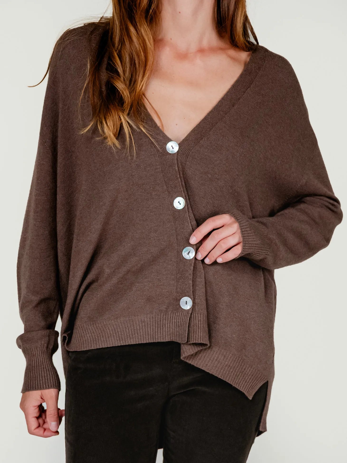 ZELI CARDIGAN | MOCHA