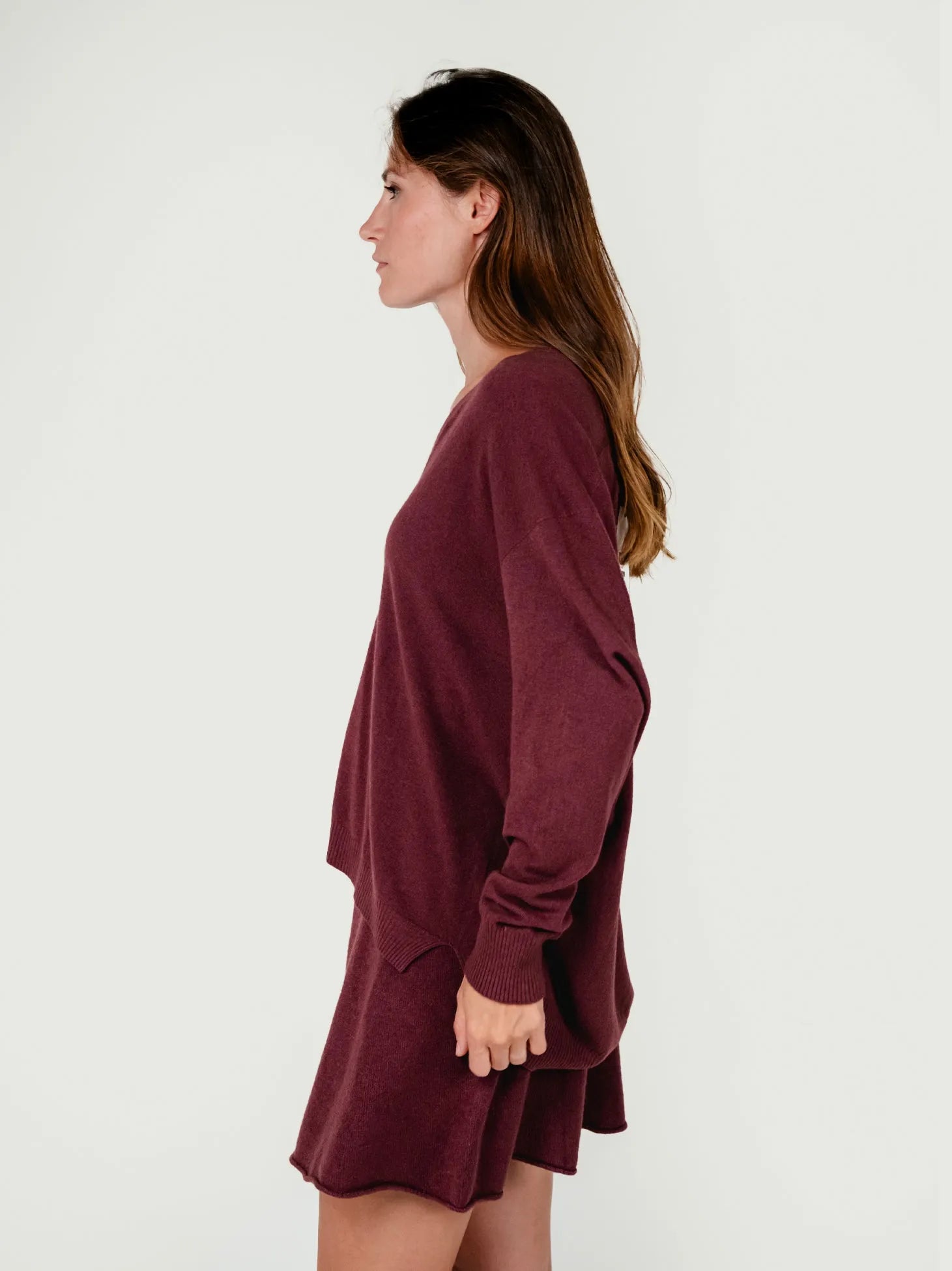 ZELI CARDIGAN | CHERRY