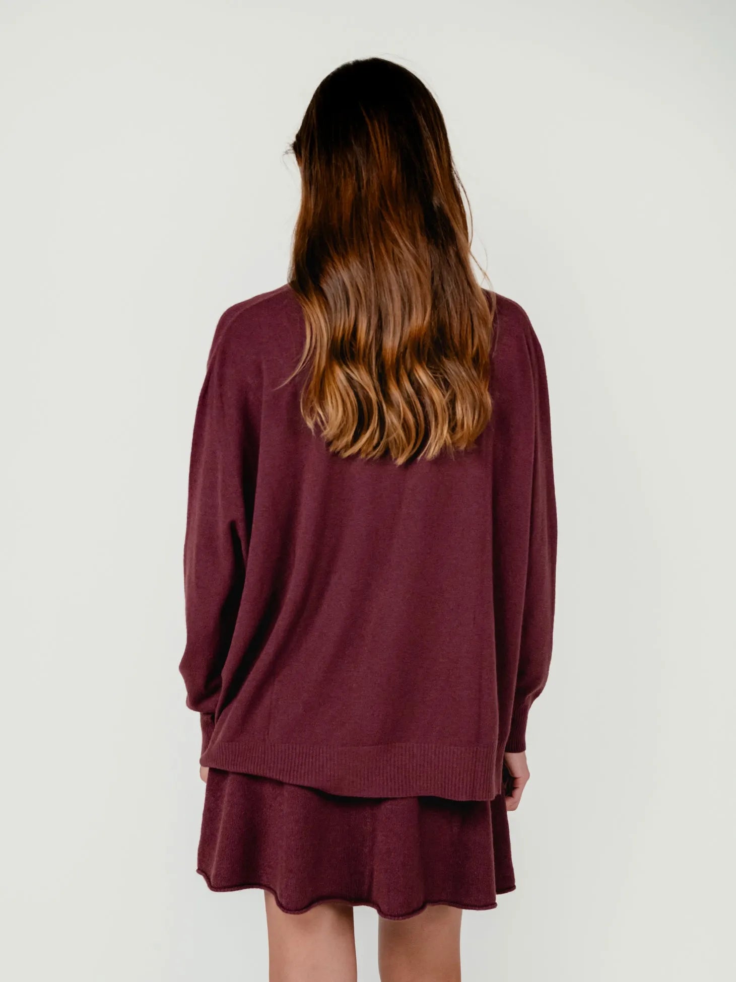 ZELI CARDIGAN | CHERRY