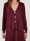 ZELI CARDIGAN | CHERRY