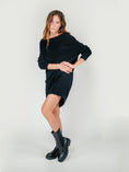 Load image into Gallery viewer, OLIVIA MINI DRESS | LICORICE
