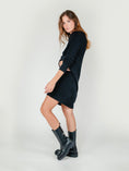 Load image into Gallery viewer, OLIVIA MINI DRESS | LICORICE
