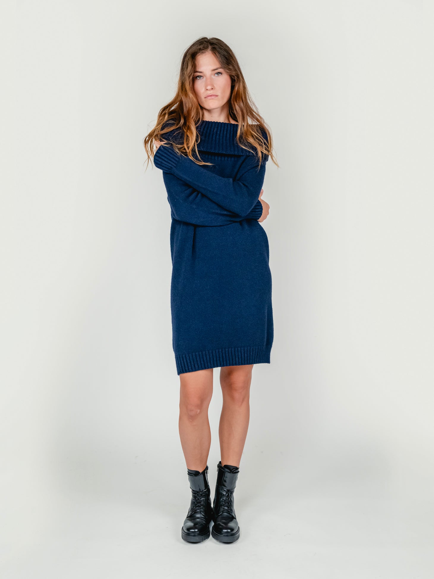VESTITO OLIVIA | BLUEBERRY