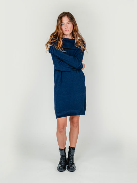 OLIVIA MINI DRESS | BLUEBERRY