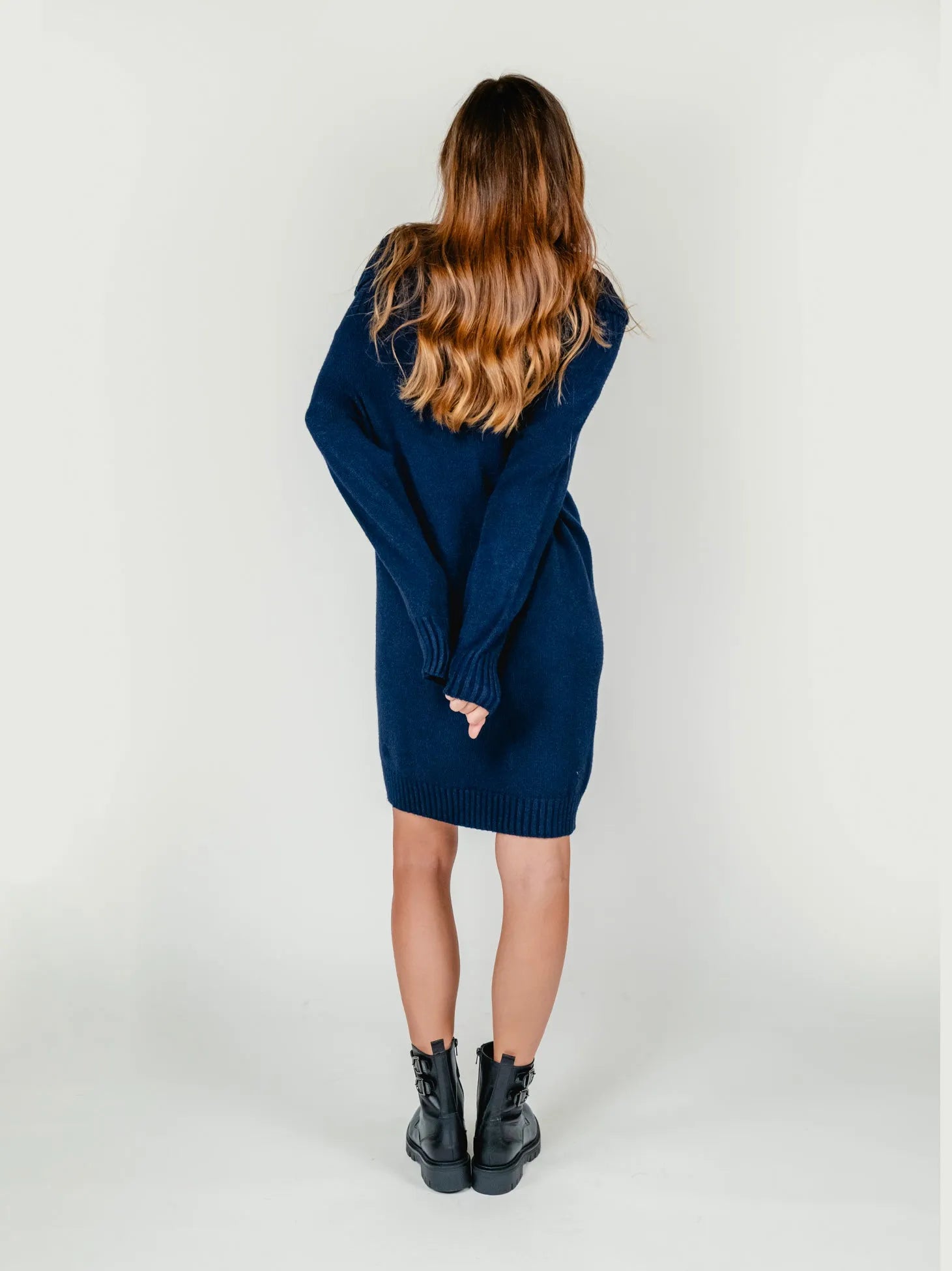 OLIVIA MINI DRESS | BLUEBERRY