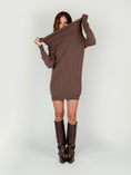 Load image into Gallery viewer, OLIVIA MINI DRESS | MOCHA
