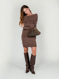 Load image into Gallery viewer, OLIVIA MINI DRESS | MOCHA
