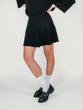 Load image into Gallery viewer, KARI MINI SKIRT | LICORICE
