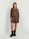 Load image into Gallery viewer, KARI MINI SKIRT | MOCHA
