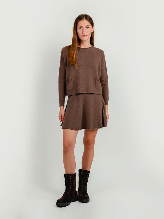 KARI MINI SKIRT | MOCHA