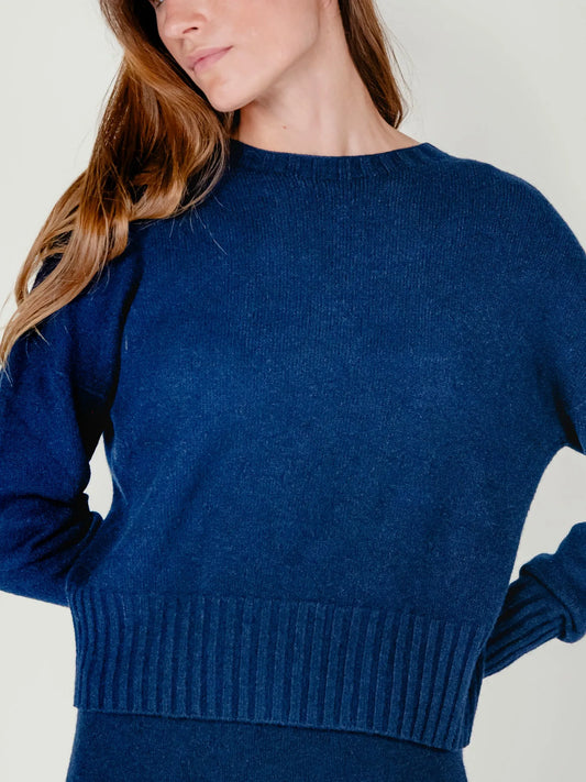 CRIS SWEATER | BLUEBERRY