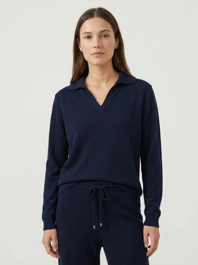 LULLI KNIT TOP | BLUEBERRY
