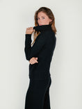 Load image into Gallery viewer, IWO TURTLENECK SWEATER | BLUEBERRY
