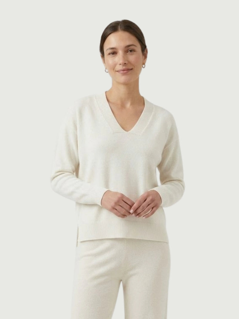 BETTI LIGHT SWEATER | CREAM