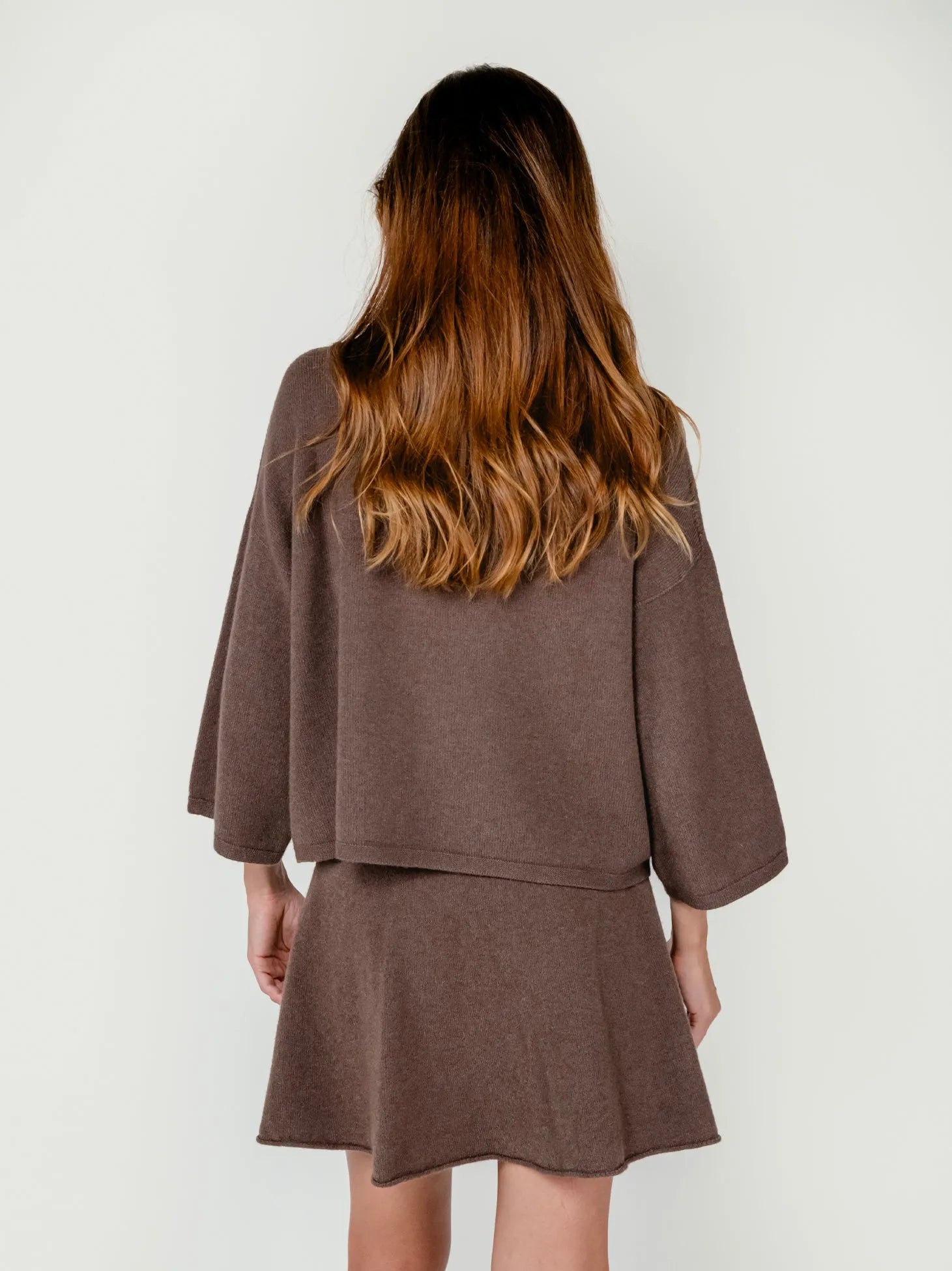 MORRY MOCK NECK SWEATER | MOCHA