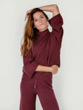 Load image into Gallery viewer, MORRY MOCK NECK SWEATER | CHERRY
