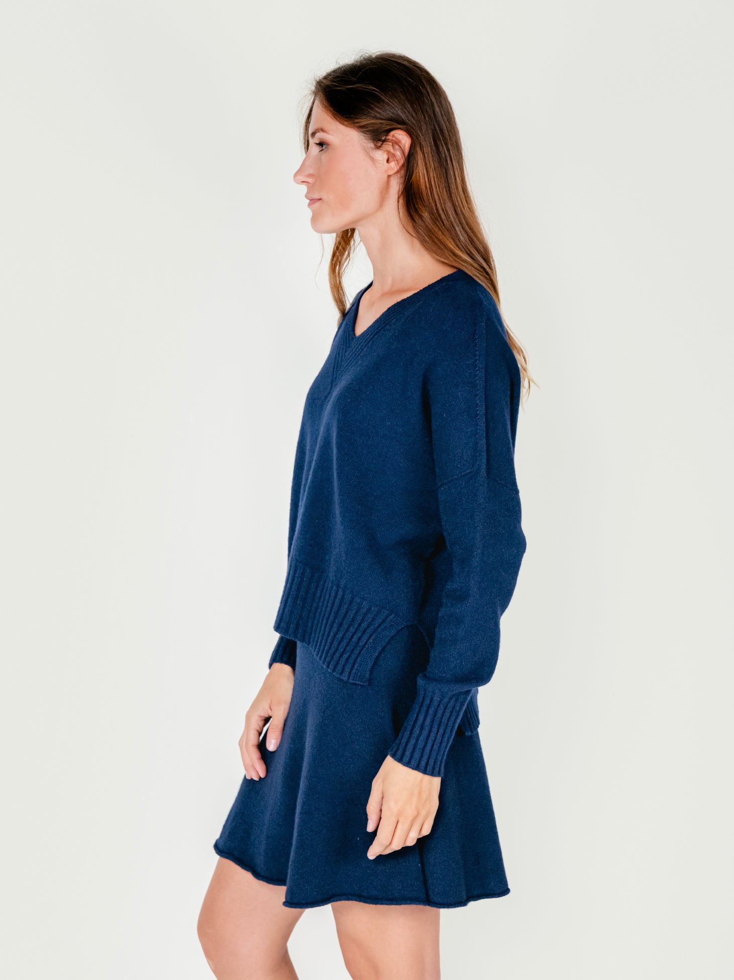 LUISA SWEATER | BLUEBERRY