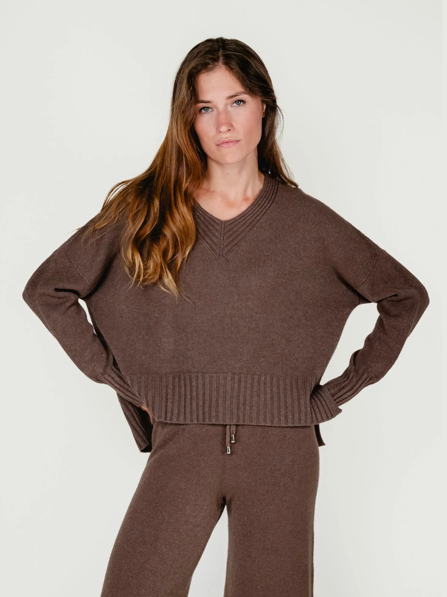 LUISA SWEATER | MOCHA