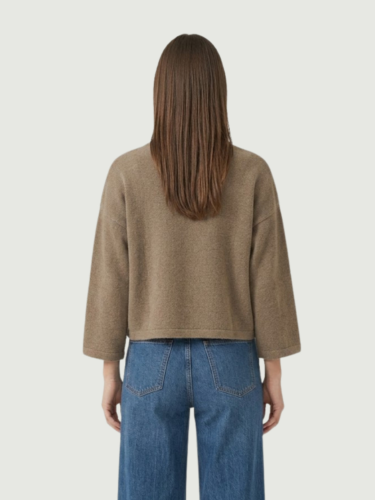 KNIT TOP GIOI | HAZELNUT