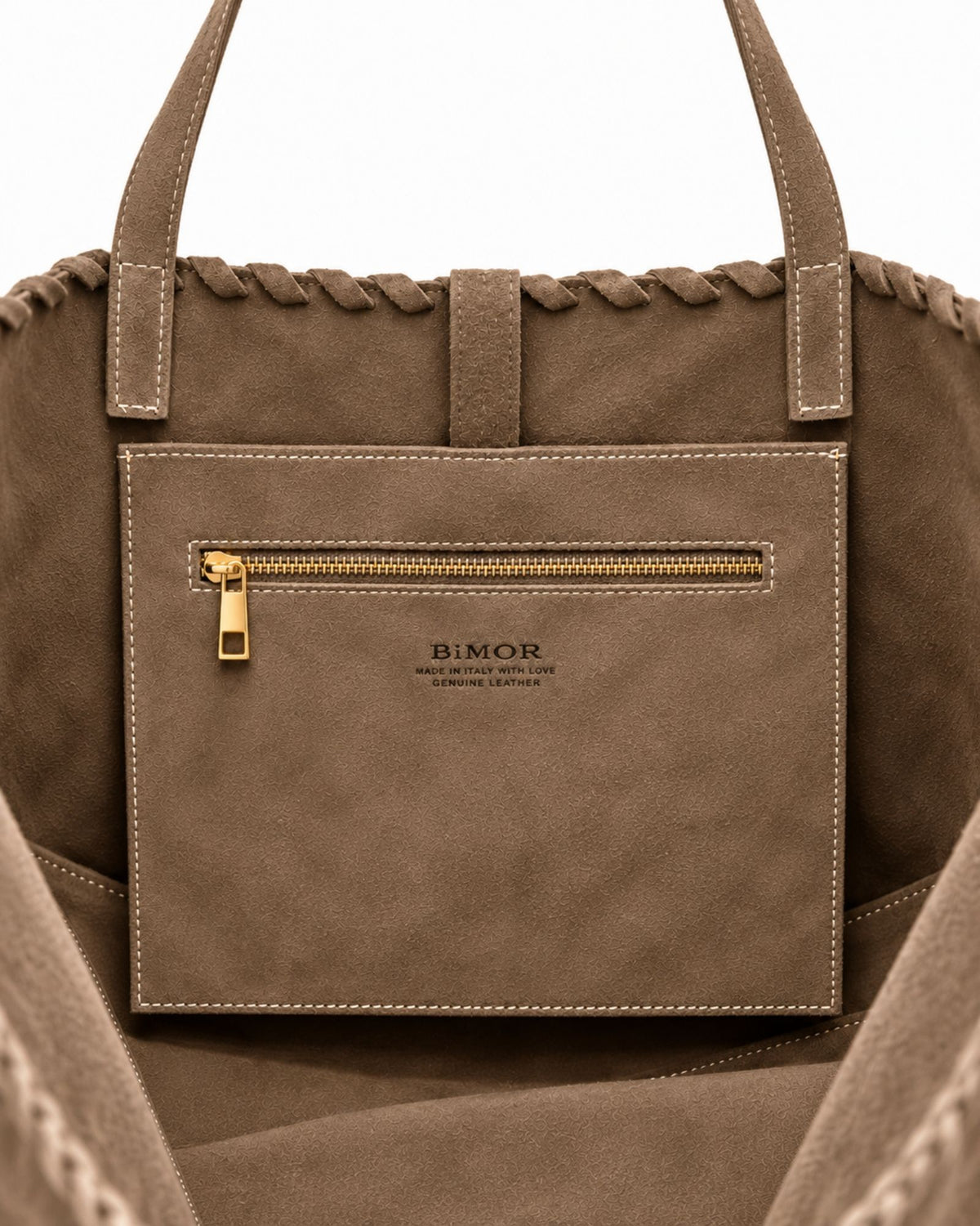 SOFTIE | MUD - interno sfoderato con tasca zip e logo BiMOR