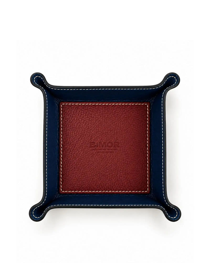 SVUOTATASCHE | NAVY BLUE + RED WINE