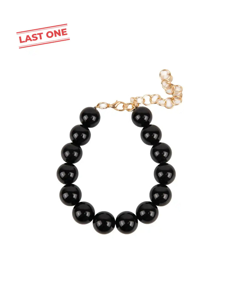 BUBBLE NECKLACE | TOTAL BLACK