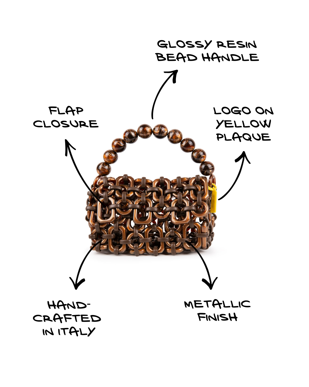 BUBBLE | METALLIC BROWN