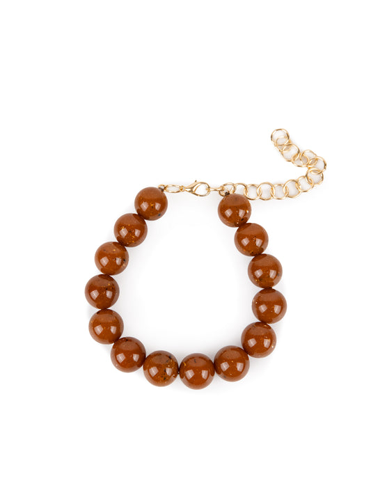 BUBBLE NECKLACE | CARAMEL TOFFEE