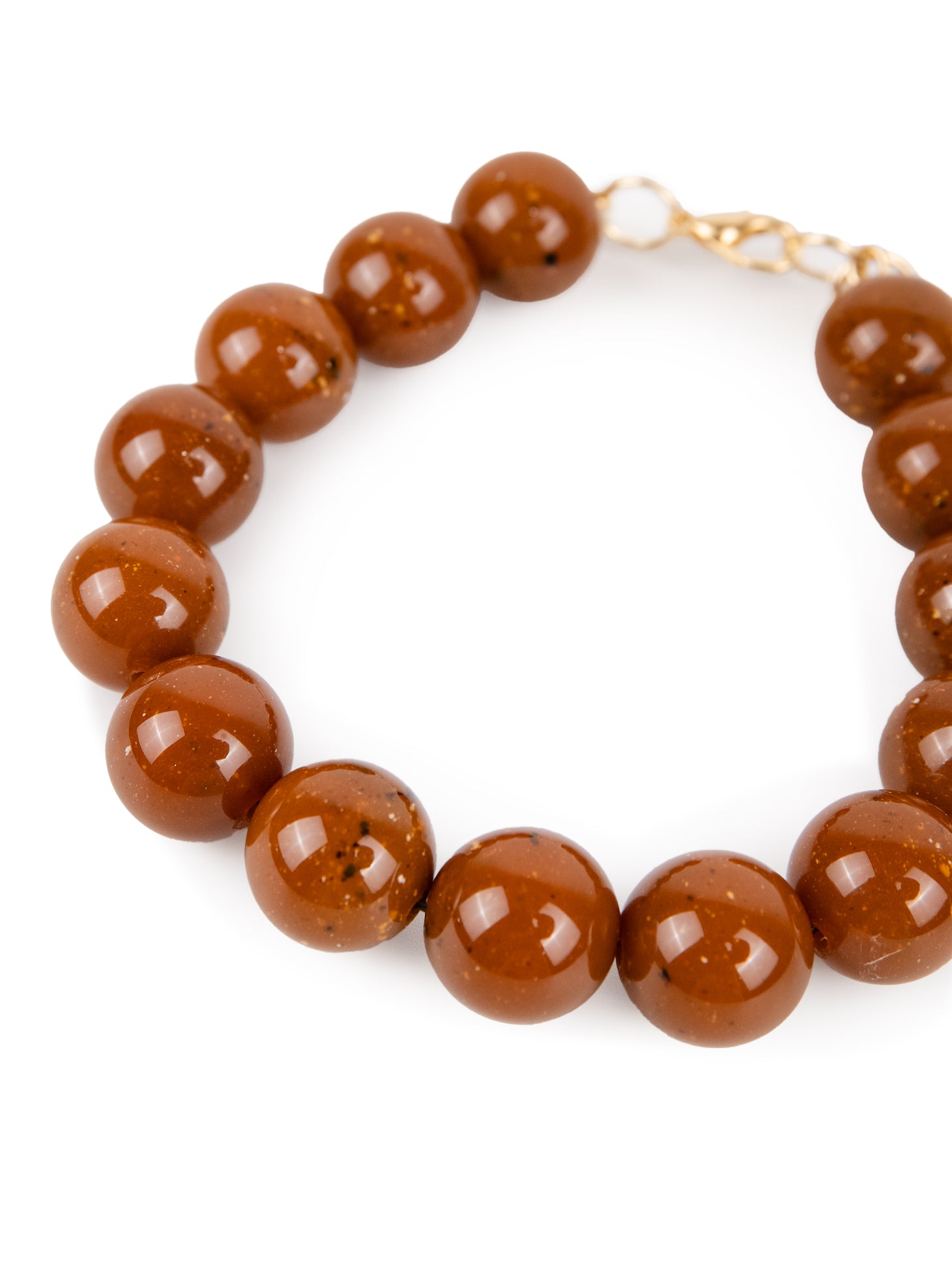 BUBBLE NECKLACE | CARAMEL TOFFEE