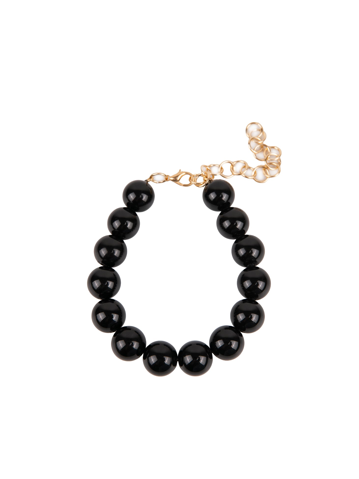 BUBBLE NECKLACE | TOTAL BLACK