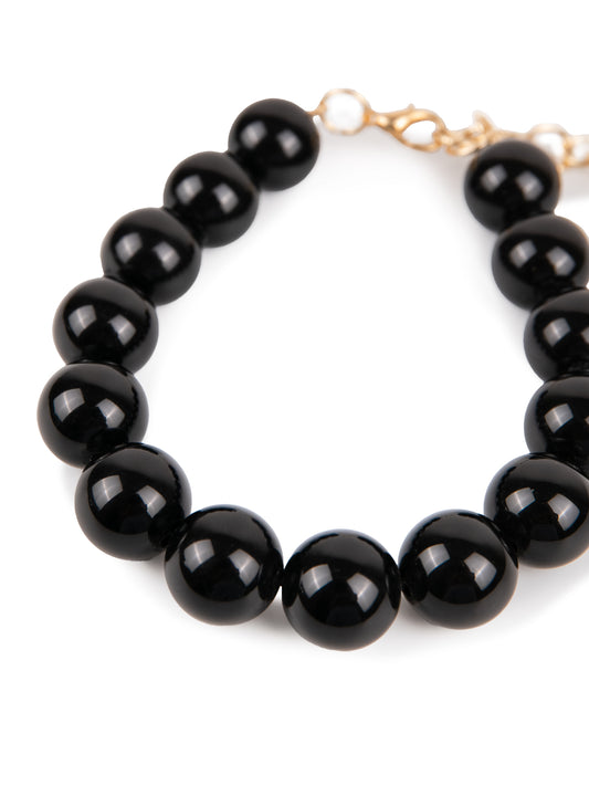 BUBBLE NECKLACE | TOTAL BLACK