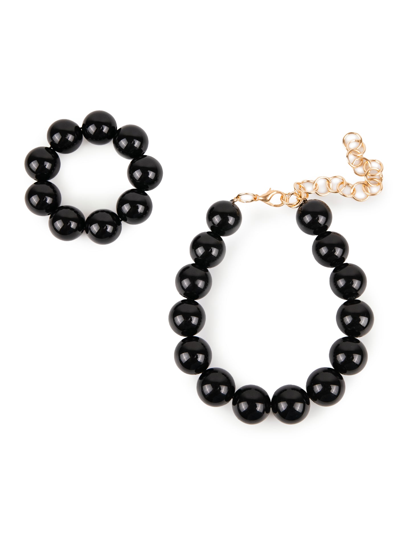 BUBBLE BRACELET | TOTAL BLACK