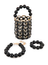 BUBBLE BRACELET | TOTAL BLACK